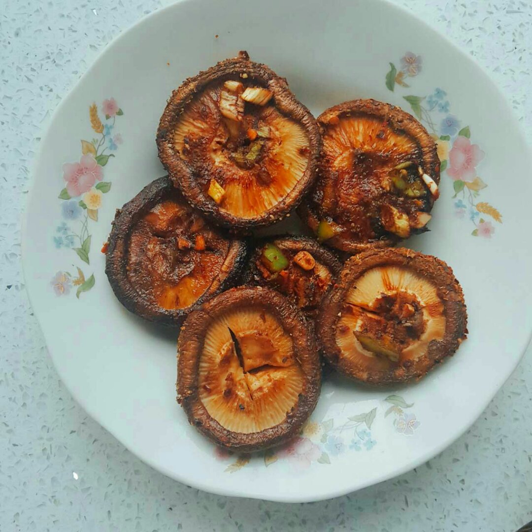 孜然烤香菇