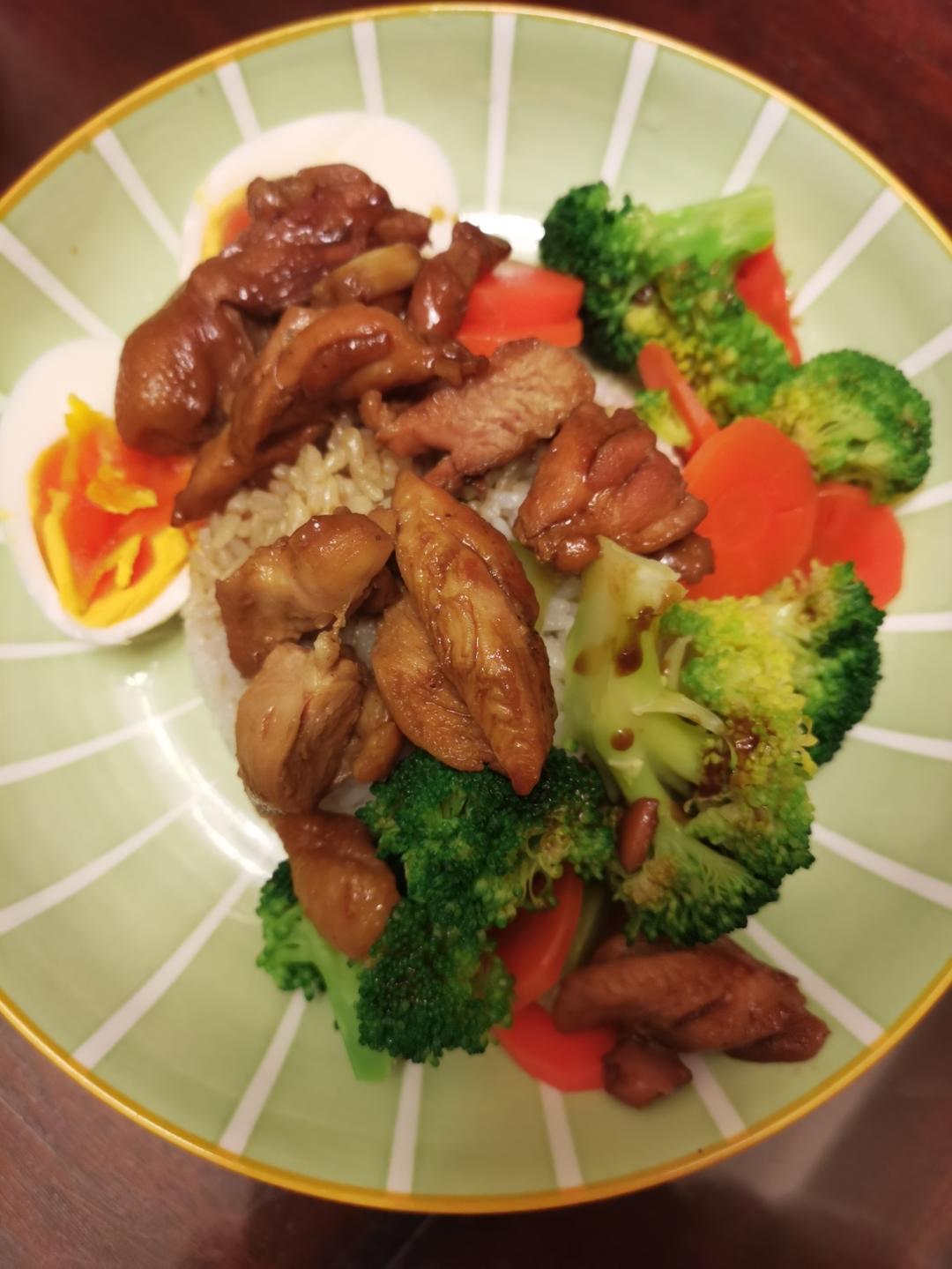 照烧鸡腿饭