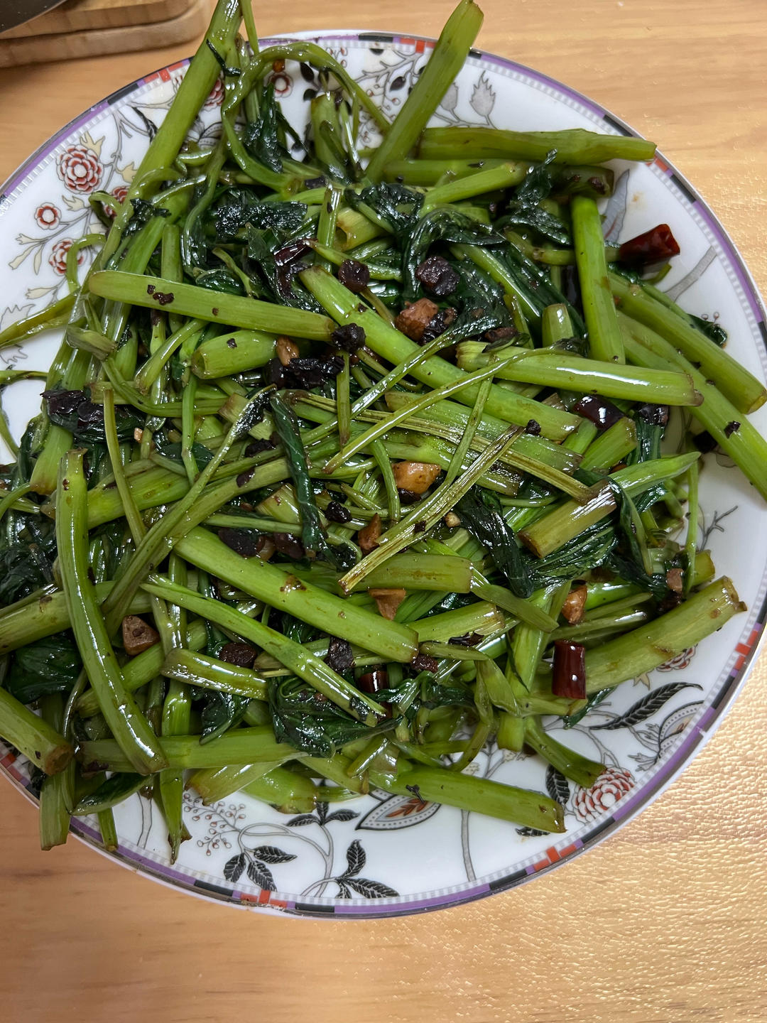 豉香小炒空心菜梗