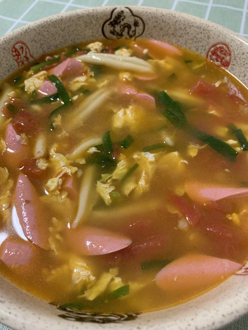 西红柿鸡蛋面疙瘩～面疙瘩的制作