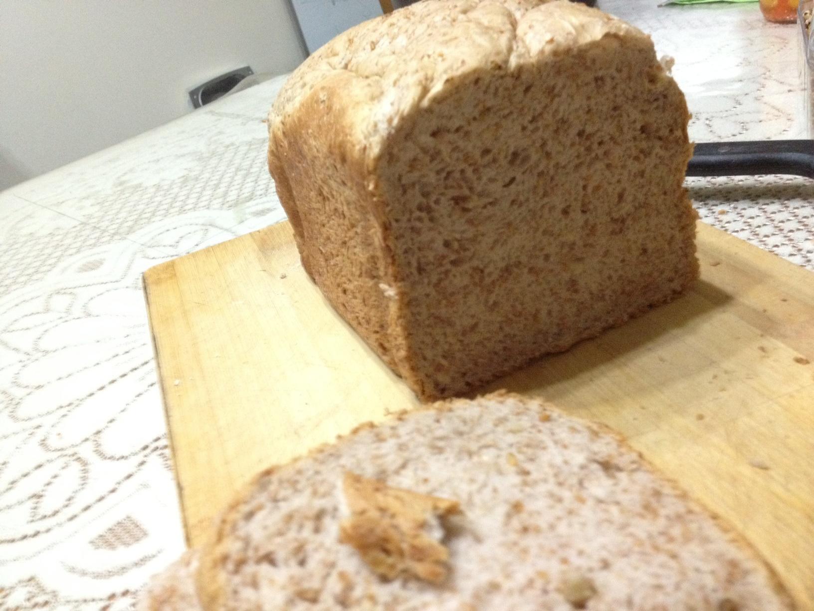 面包机 无黄油全麦核桃面包的做法
