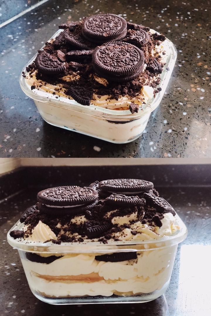 奥利奥咸奶油可可盒子蛋糕