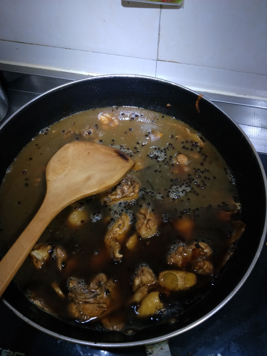 青阳炒鸡味炒鸡的做法 步骤3