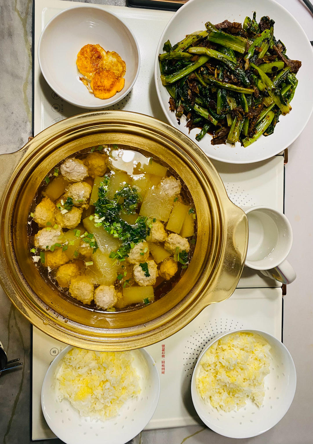 豆鼓鲮鱼油麦菜