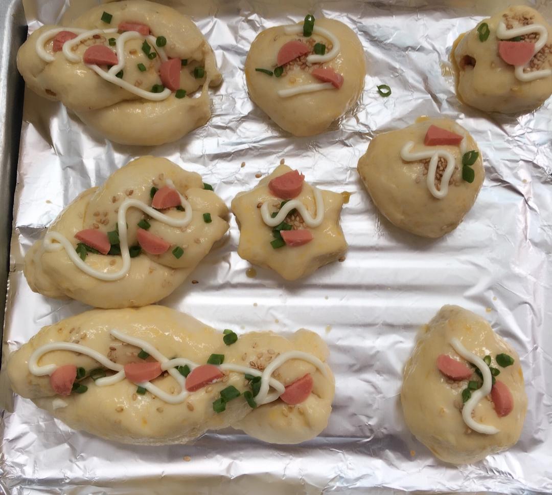 香葱肉松面包（烫种法）