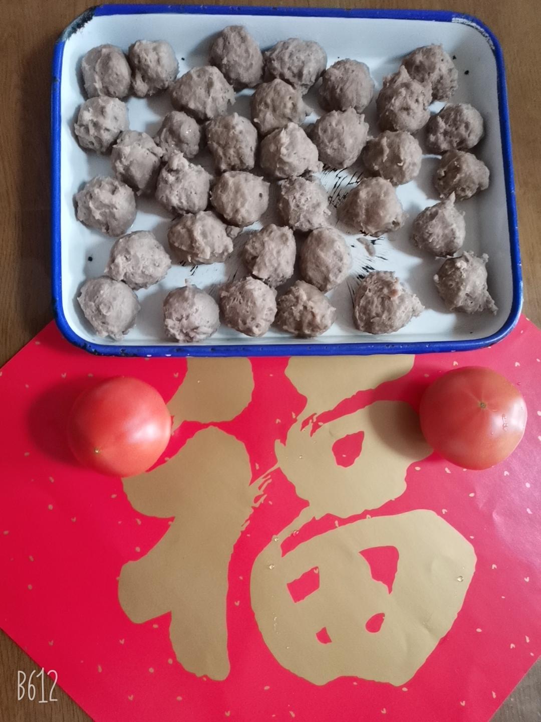 自制牛肉丸