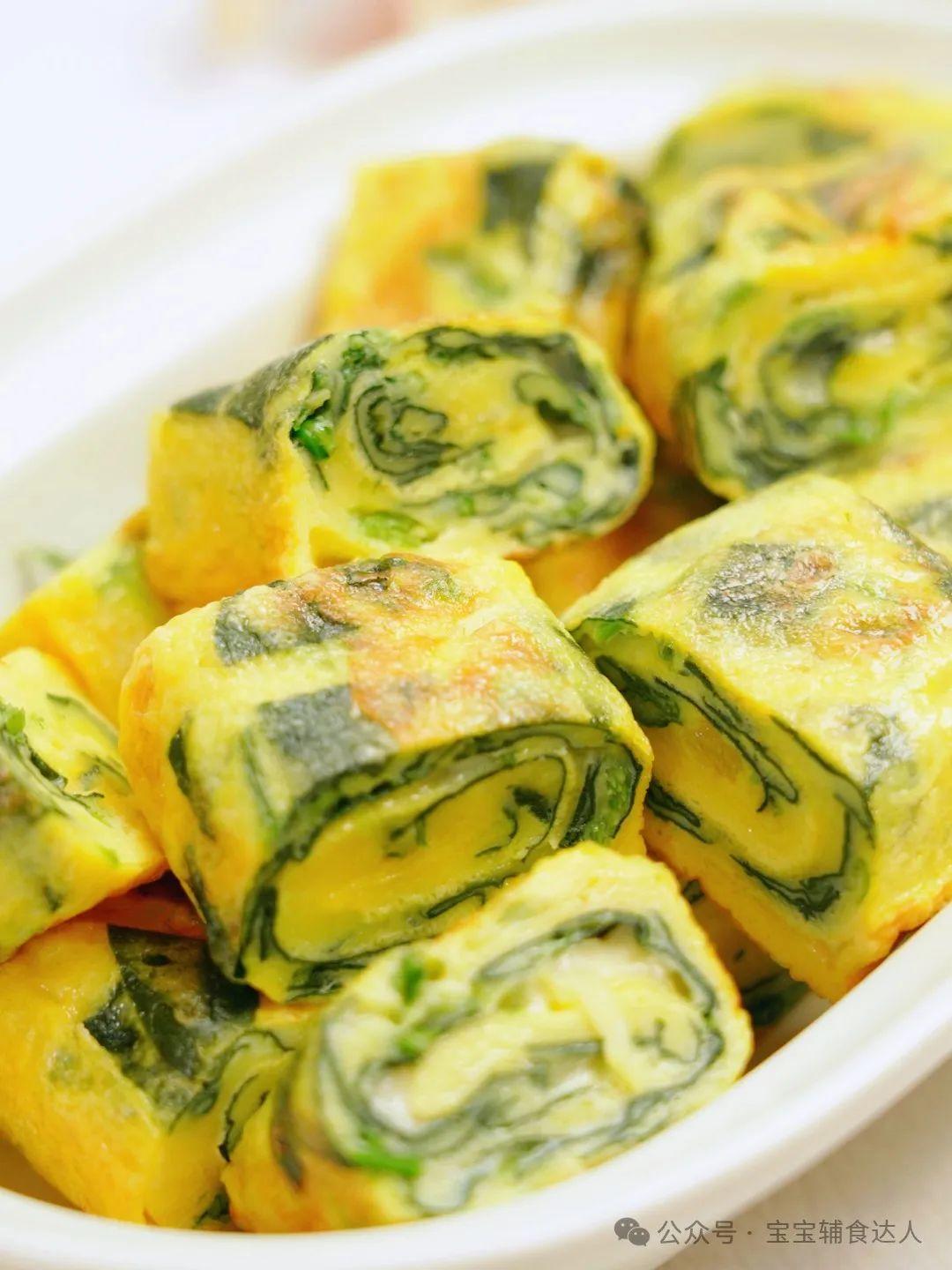 【宝宝辅食】菠菜芝士蛋卷