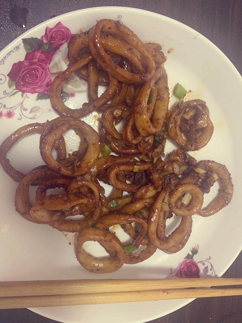 最好吃的酱爆鱿鱼圈