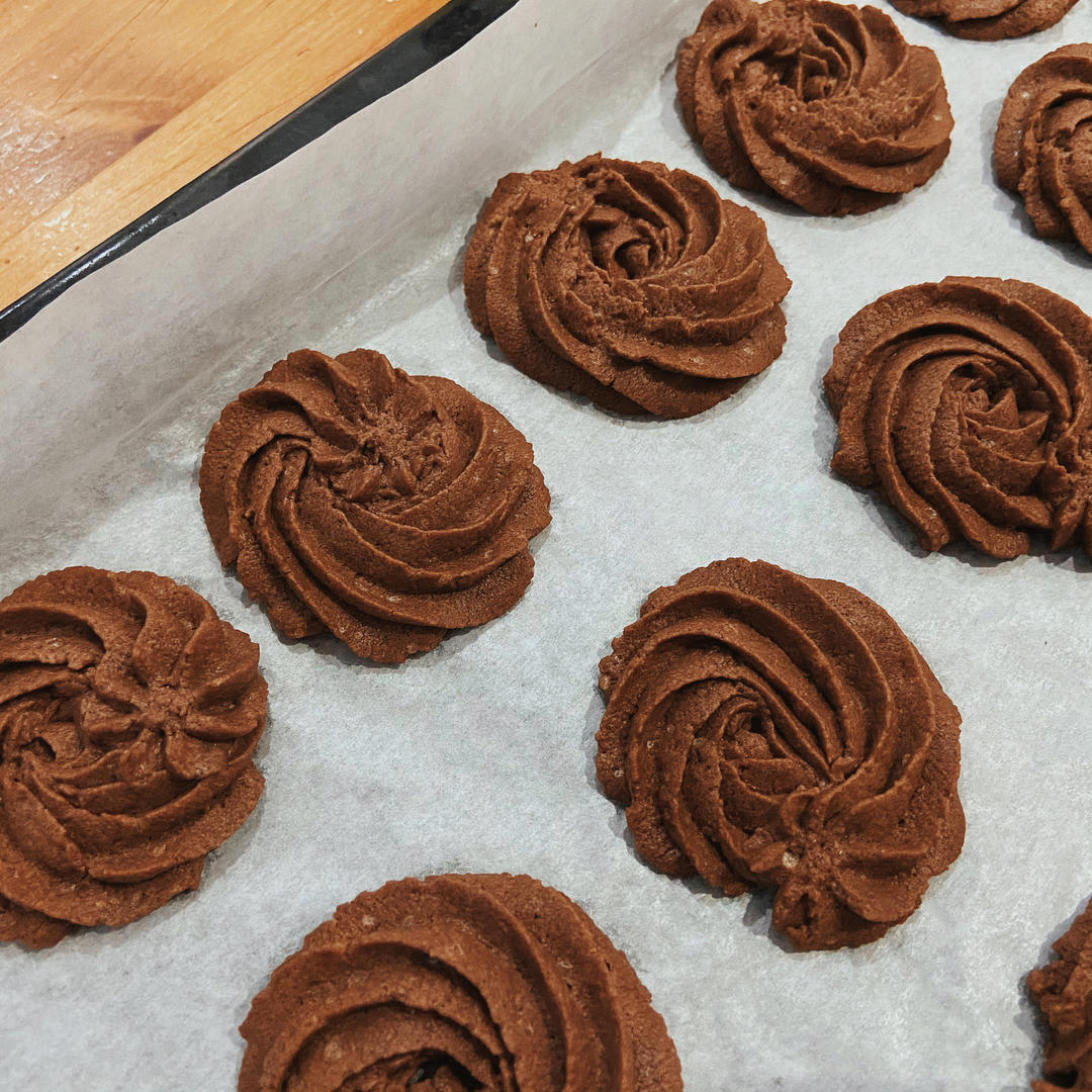 原味曲奇和可可曲奇