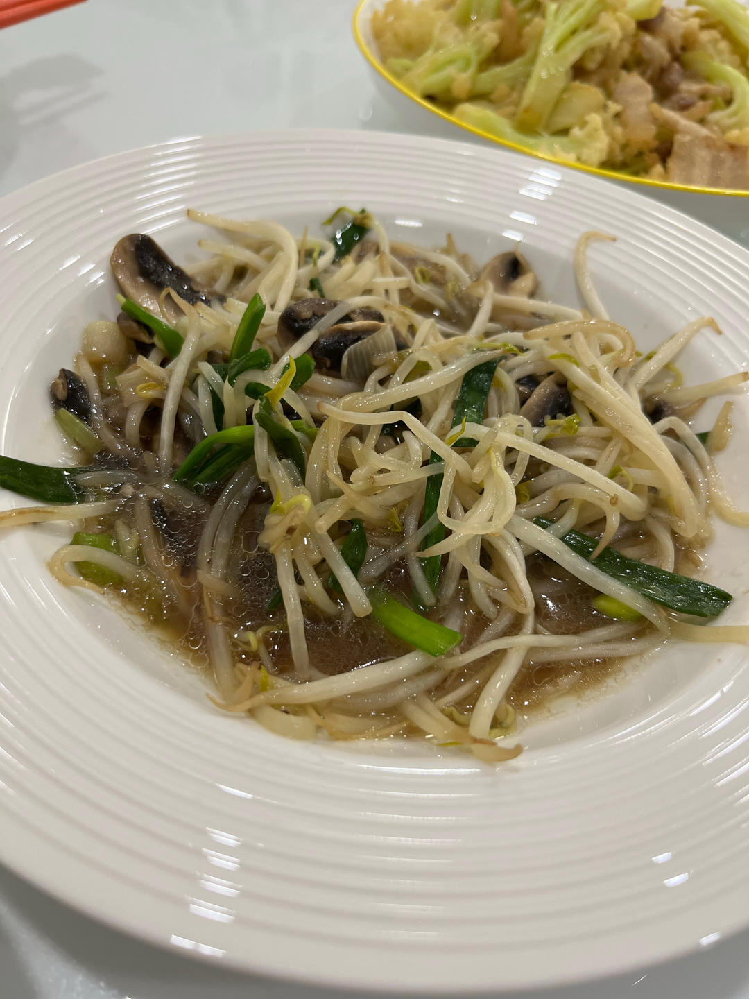 清炒豆芽