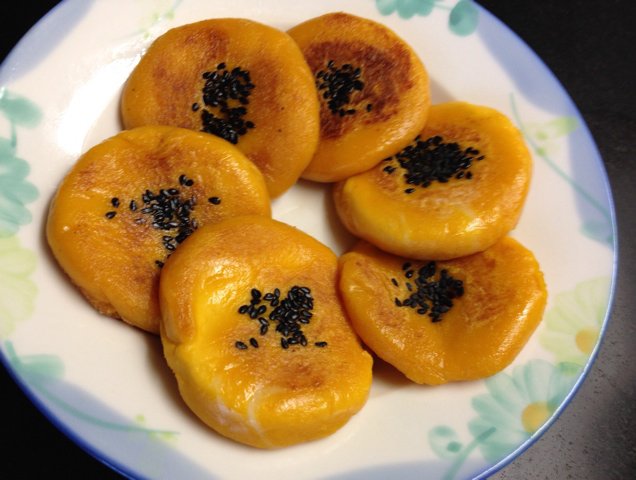 糯米南瓜饼