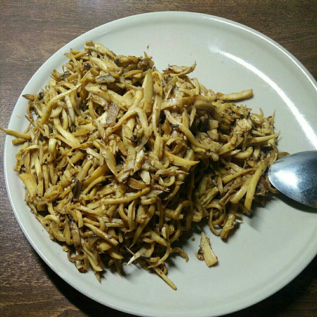 干煸手撕杏鲍菇