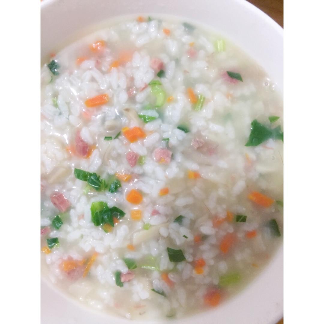 蔬菜牛肉粥