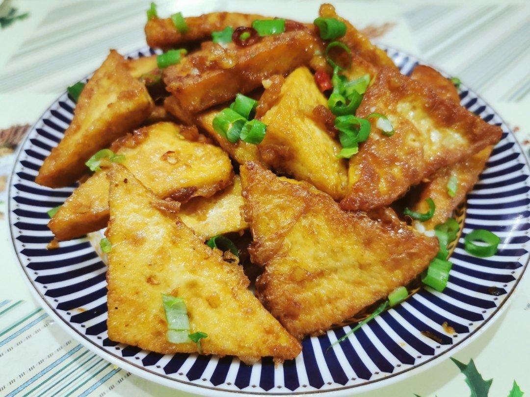 焖煎豆腐