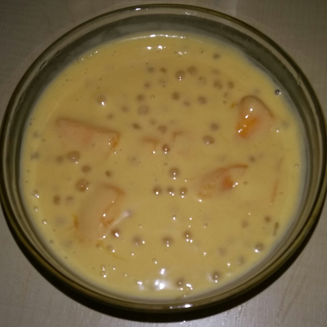 不输甜品店的杨枝甘露