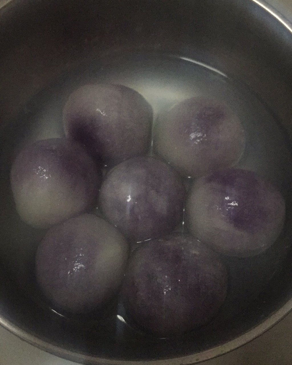 Q弹貌美的水晶紫薯汤圆
