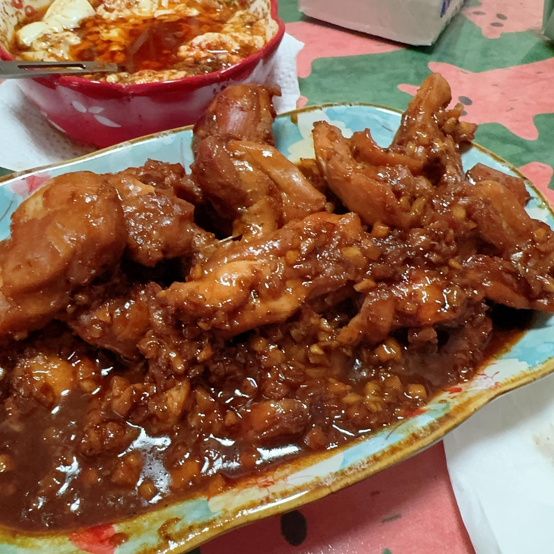 蒜香酱油鸡
