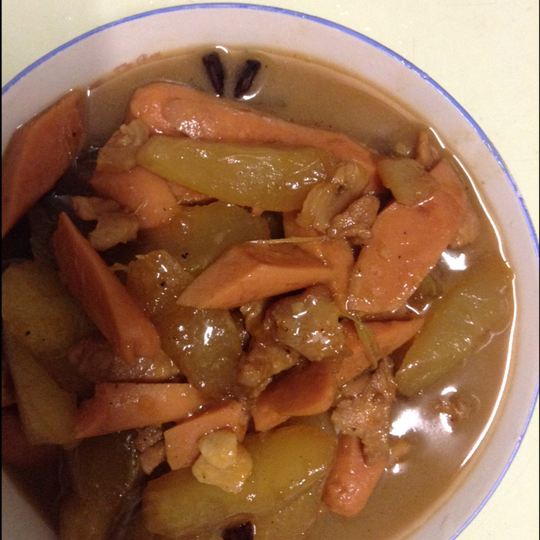 莴笋烧肉