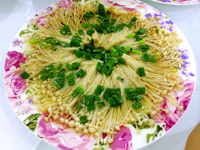 油泼金针菇