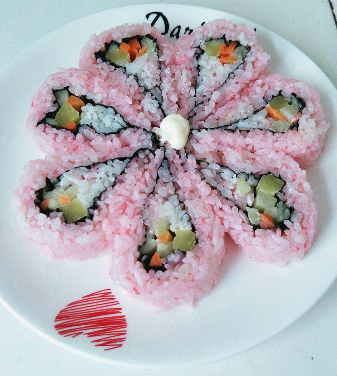 浪漫樱花寿司卷