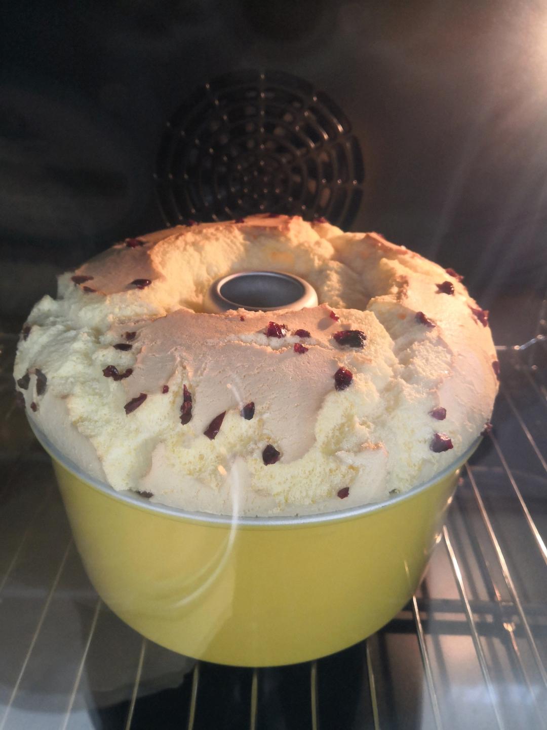 经典戚风——拜拜蛋糕（中空、圆模均可）