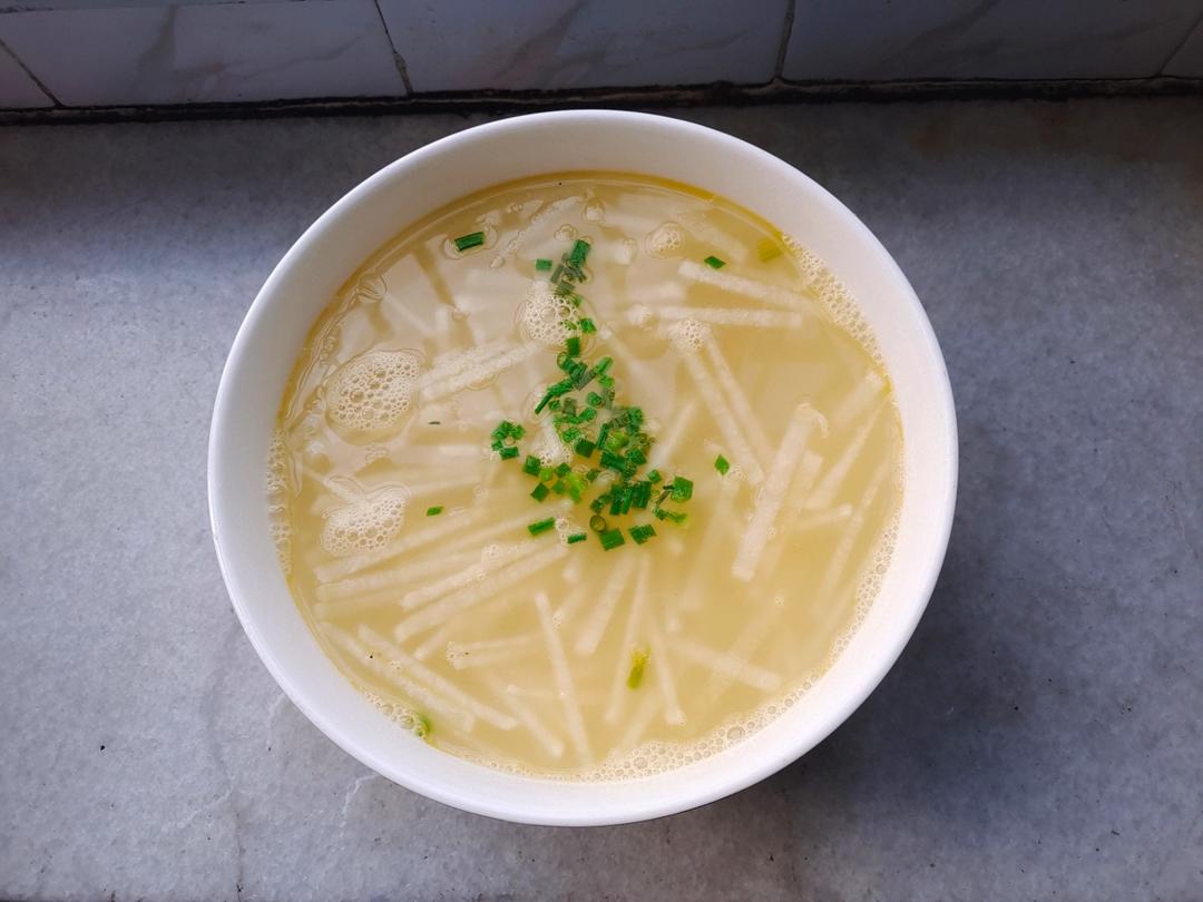 虾皮萝卜丝汤