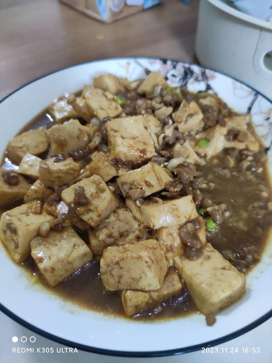 巨下饭！拌饭超好吃的肉末豆腐！做法简单零失败~