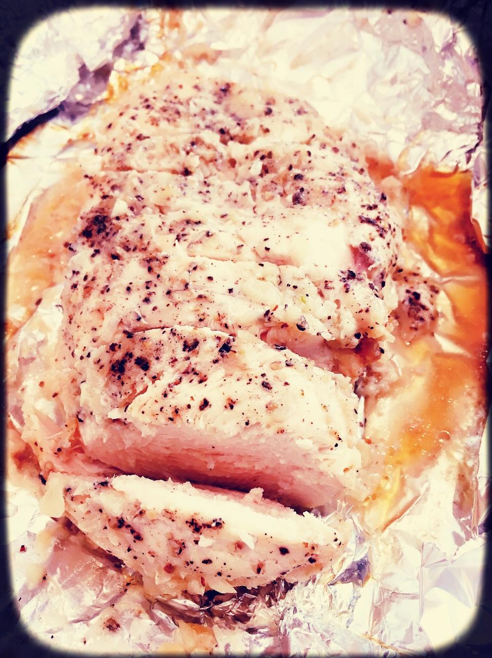 酷炫屌炸天好吃的煎鸡胸肉（香蒜蜂蜜煎鸡胸肉）