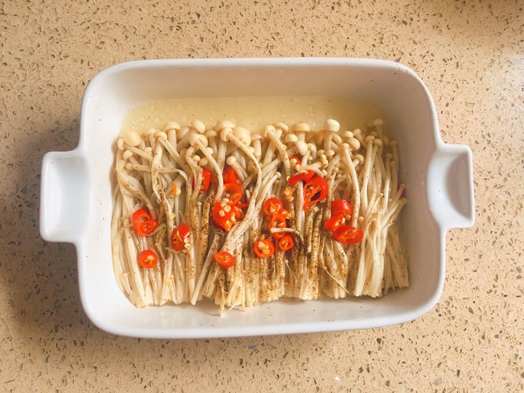 微波炉金针菇