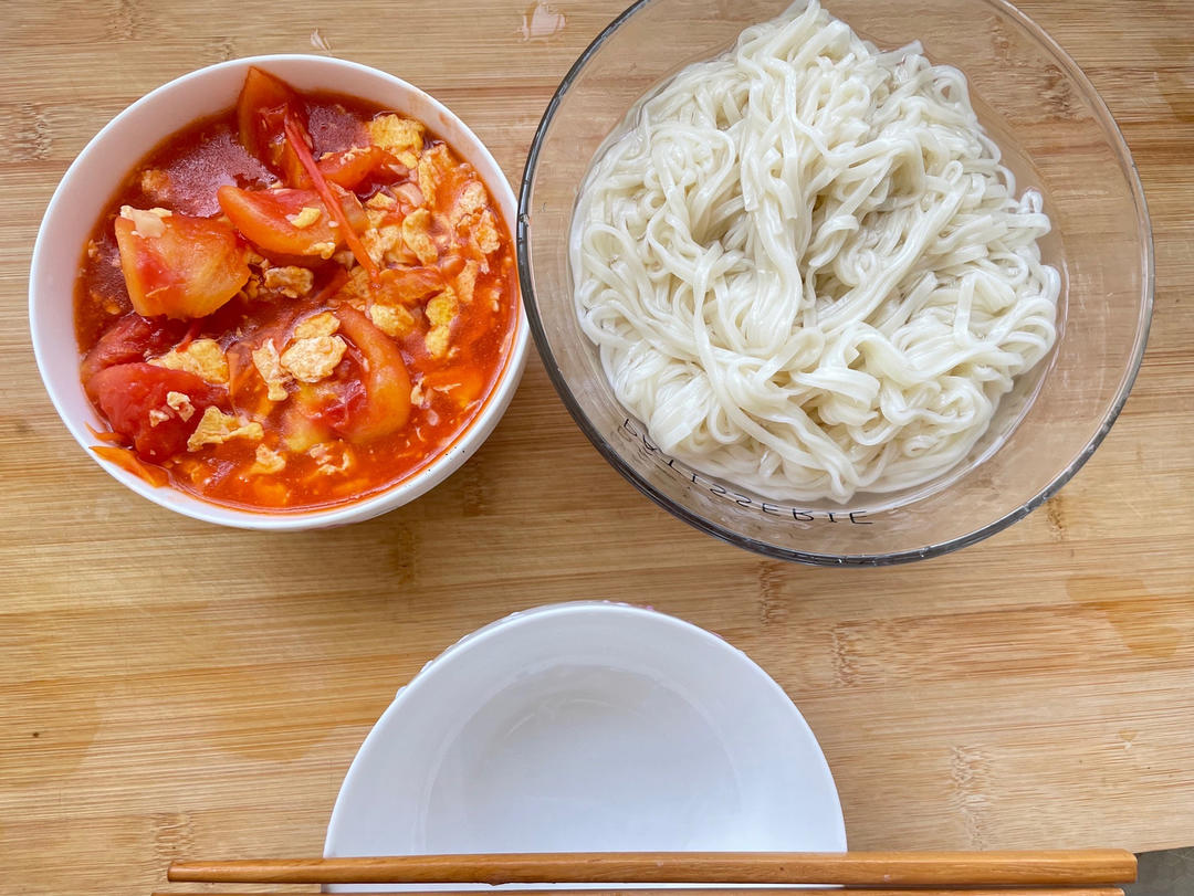 西红柿鸡蛋鸡蛋打卤面