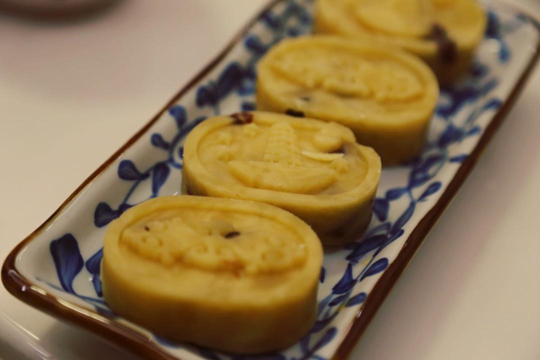 蔓越莓绿豆糕