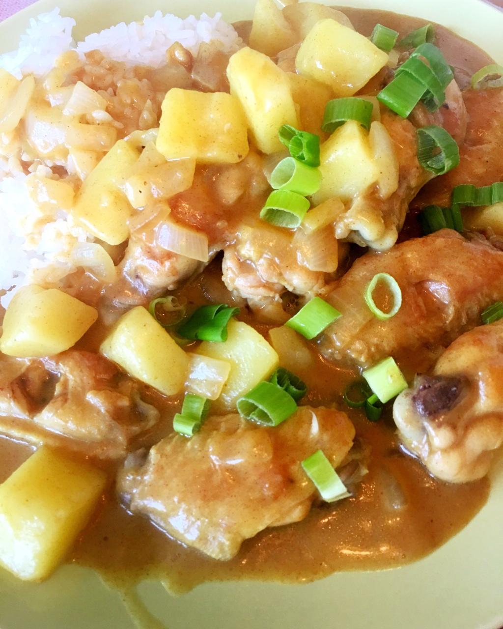 好吃管饱的咖喱鸡翅饭