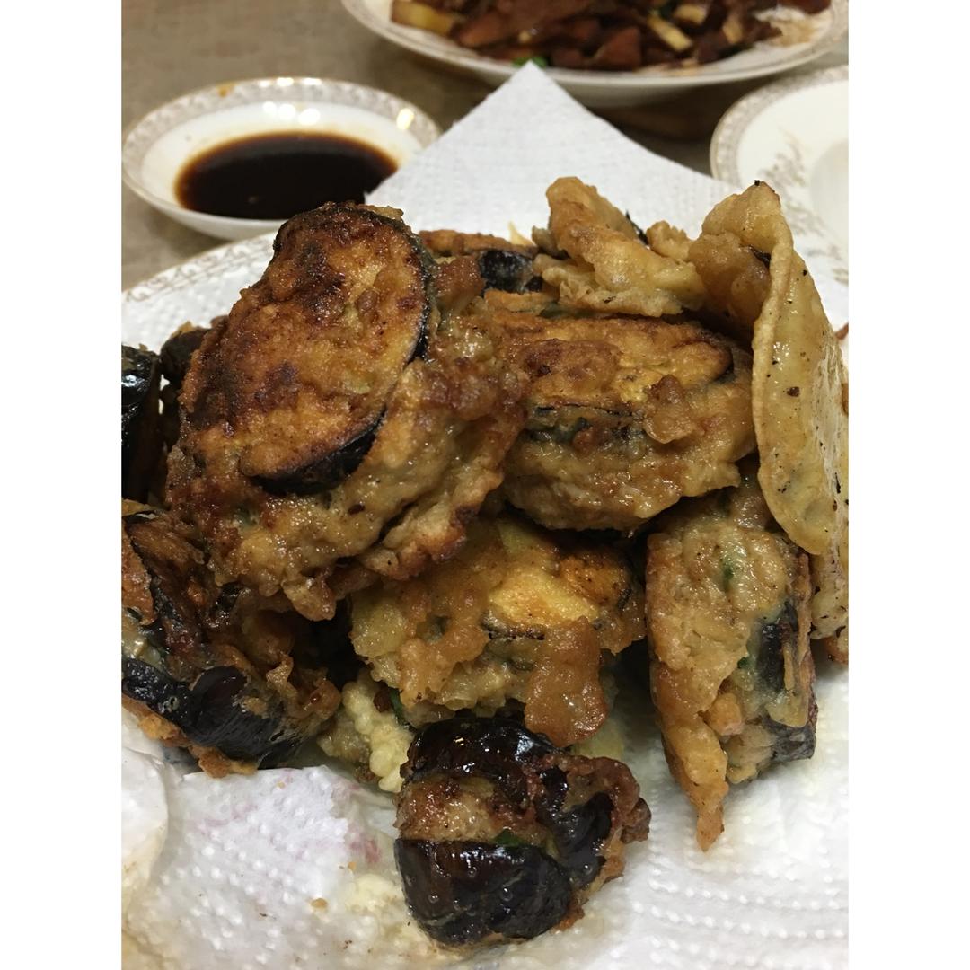 酥炸茄夹