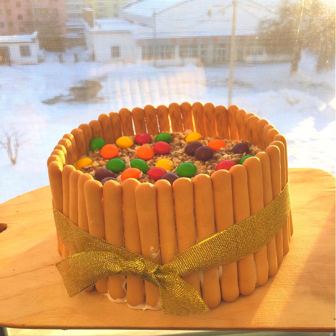 m巧克力手指饼干版蛋糕