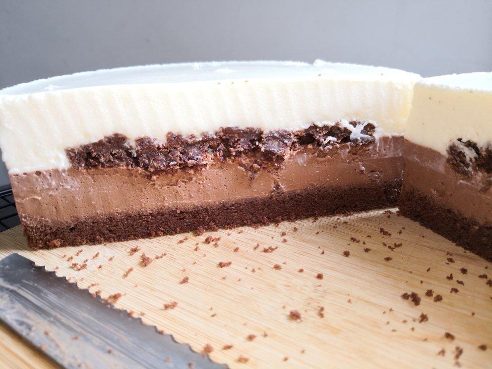 黑白巧克力慕斯蛋糕