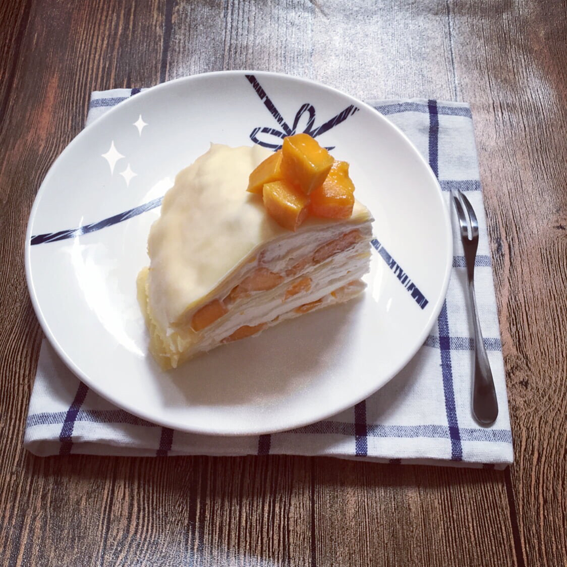 芒果千层蛋糕，100%成功告别煎皮无能