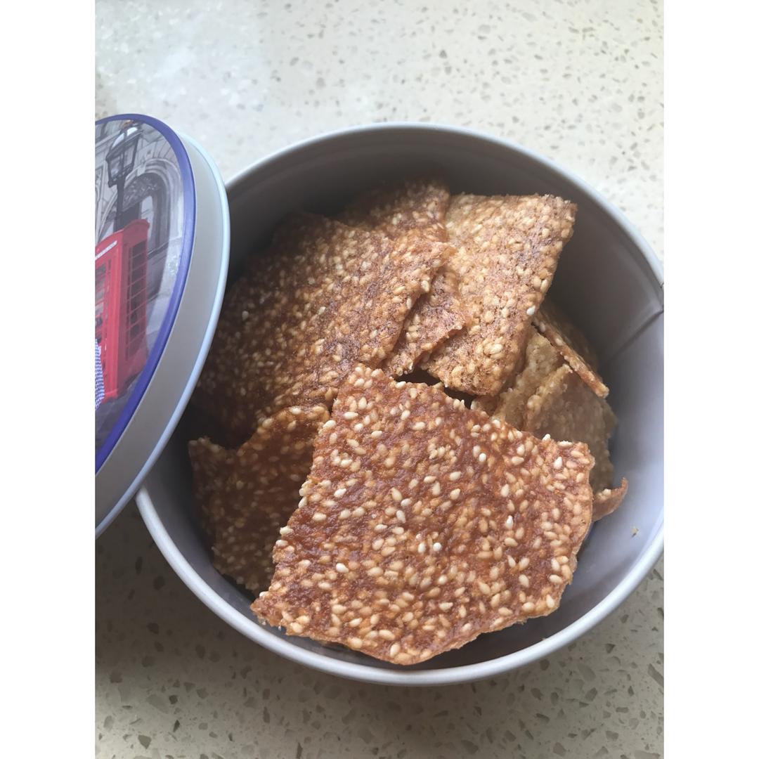 芝麻薄脆饼干