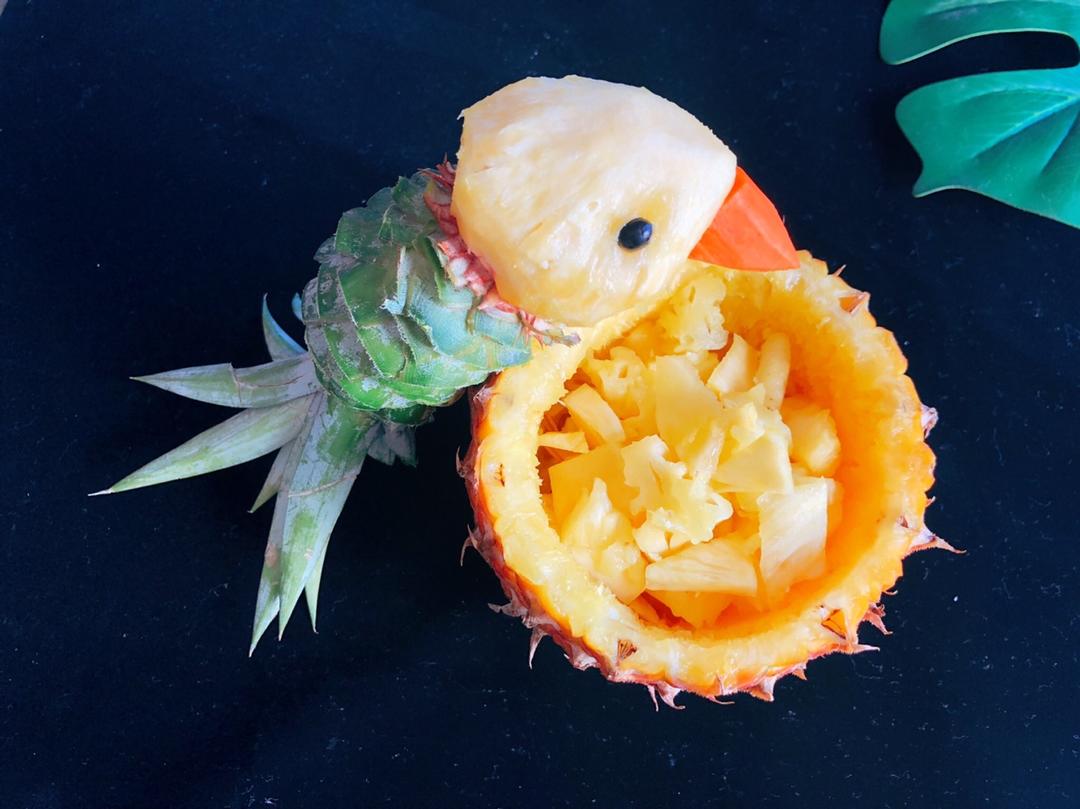 泰式菠萝🍍炒饭（菠萝凤梨小鸟🐦造型）