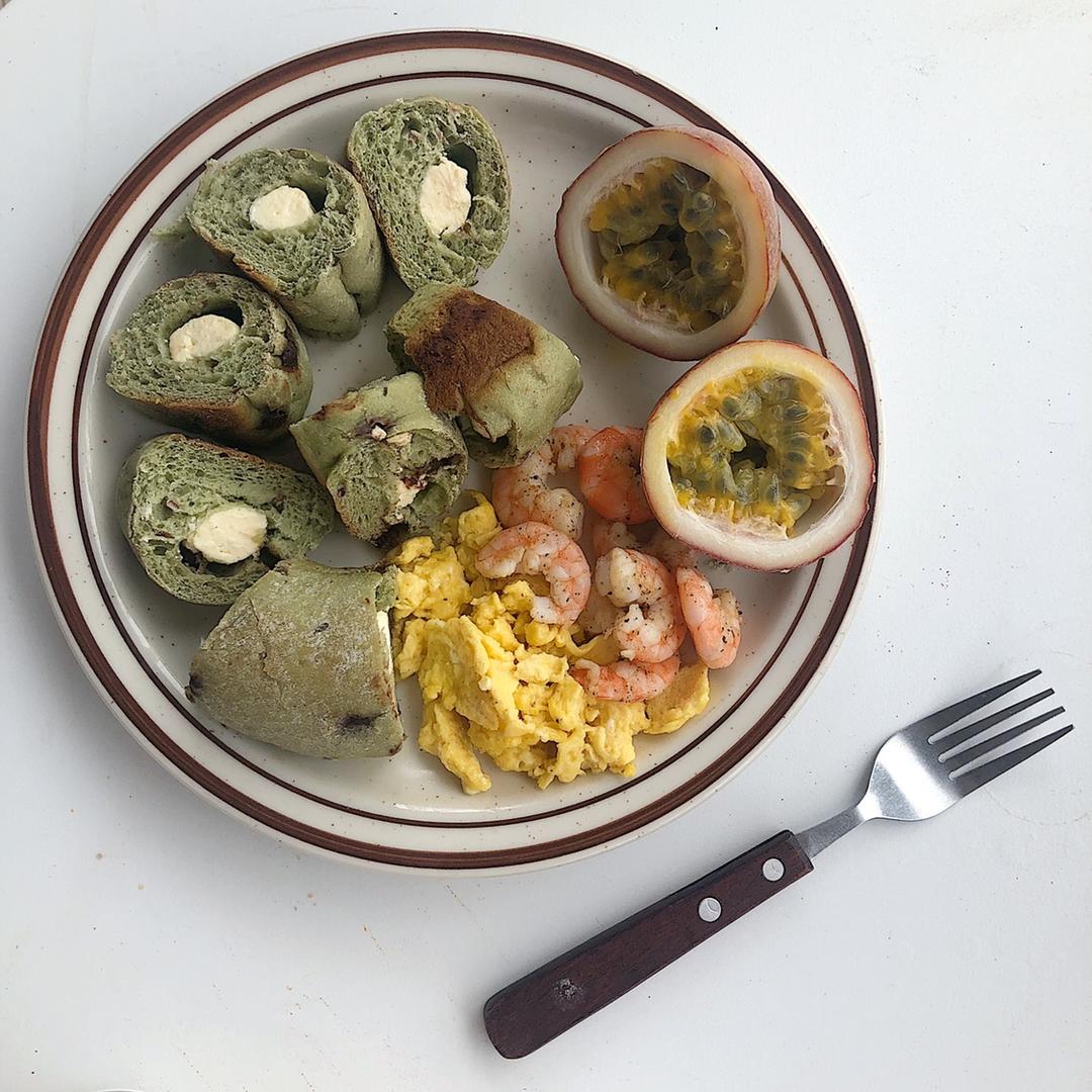 橄榄油虾仁炒蛋