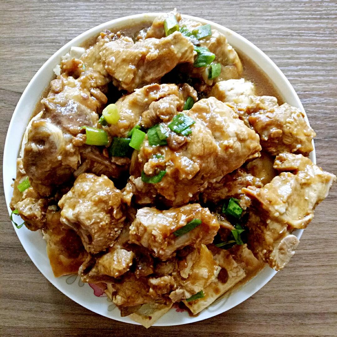 排骨蒸豆腐