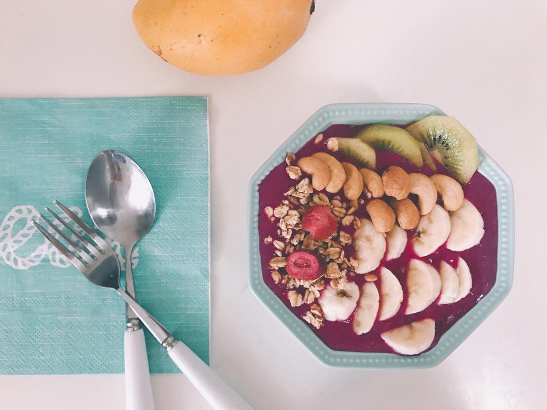 【山姆厨房】奇亚籽火龙果smoothie bowl