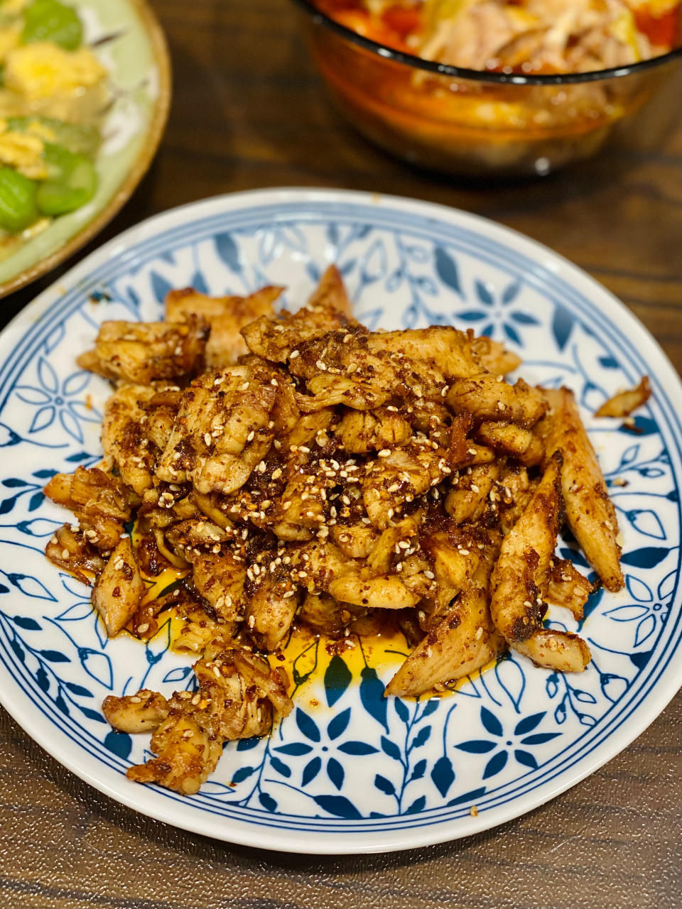 孜然鸡胸肉，低脂低卡好吃无压力。