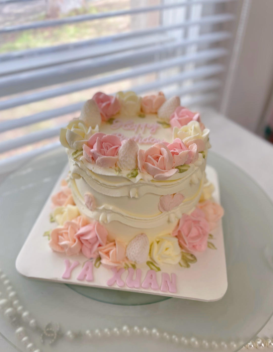 ins复古风奶油蛋糕