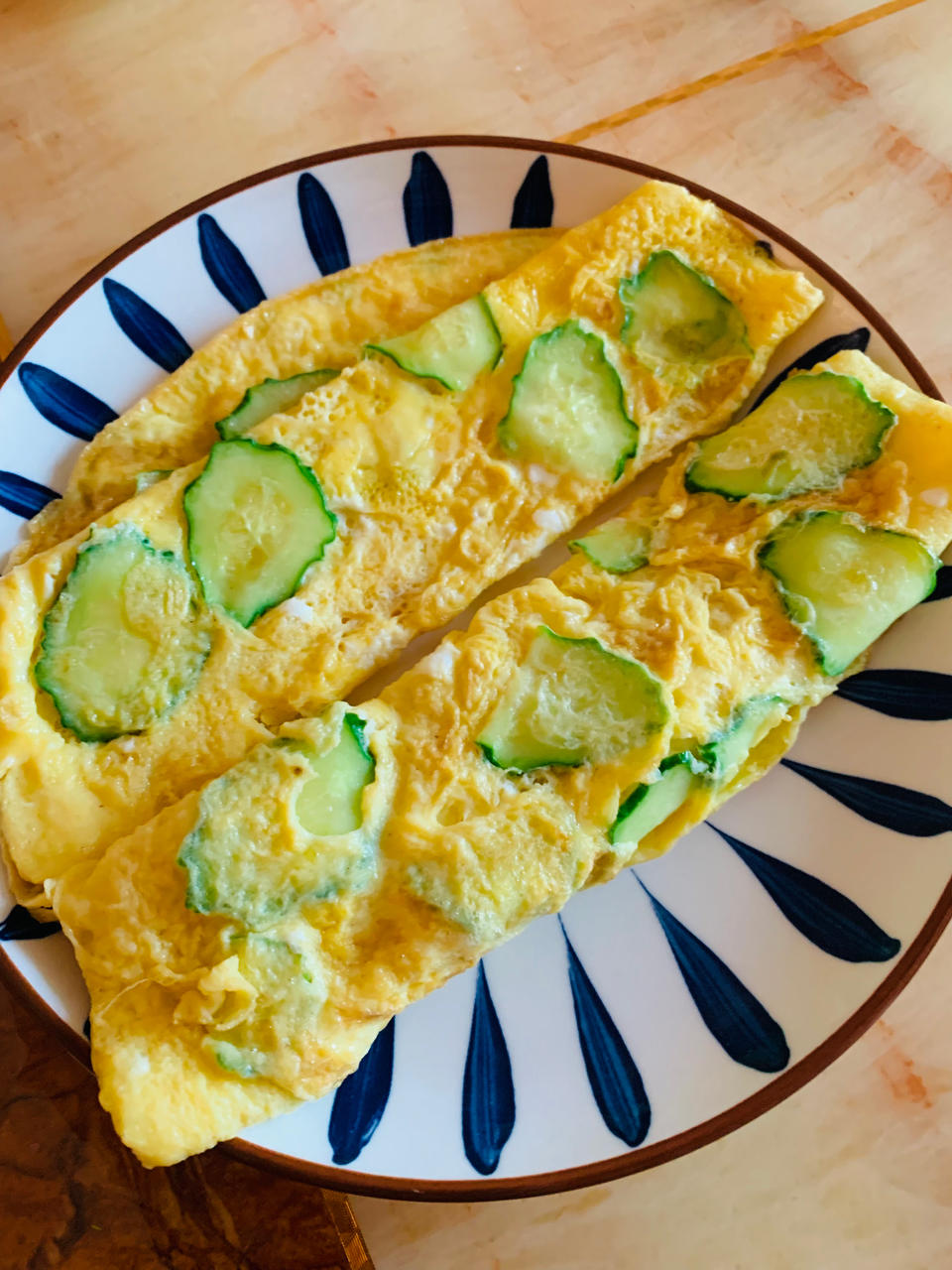 清火开胃，做法简单～青瓜鸡蛋卷