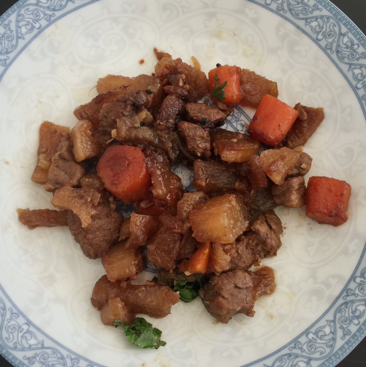 萝卜炖牛肉