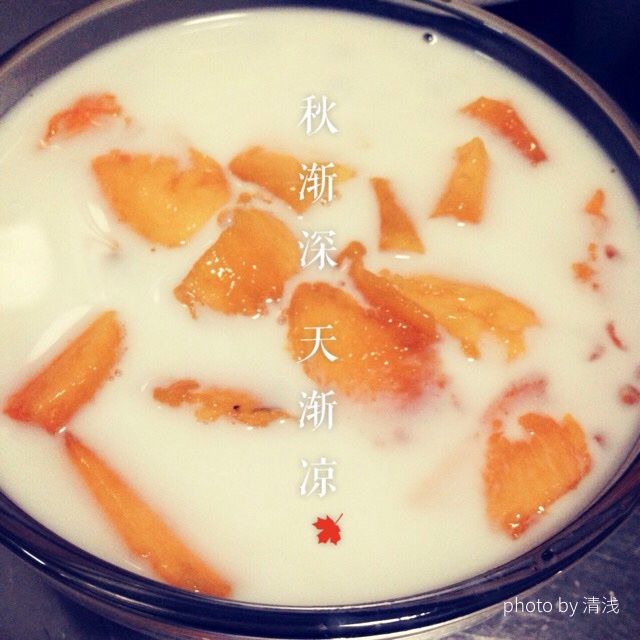 椰汁芒果西米露