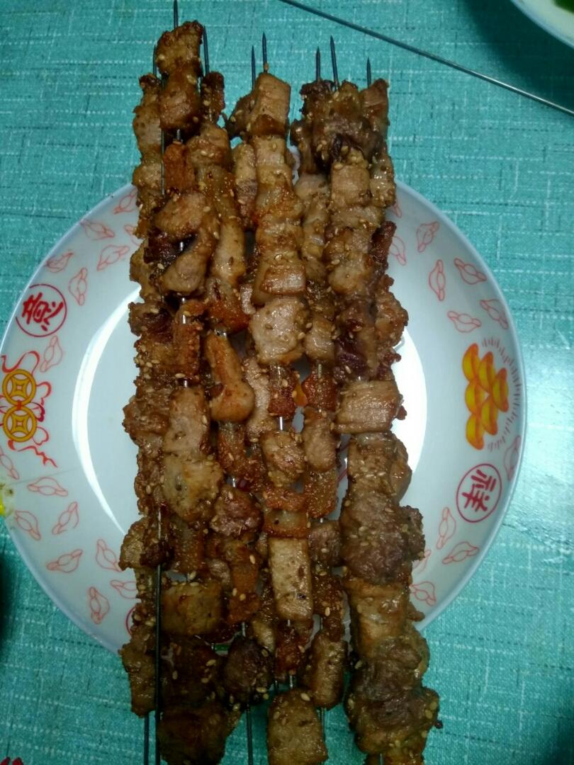 烤箱猪肉串