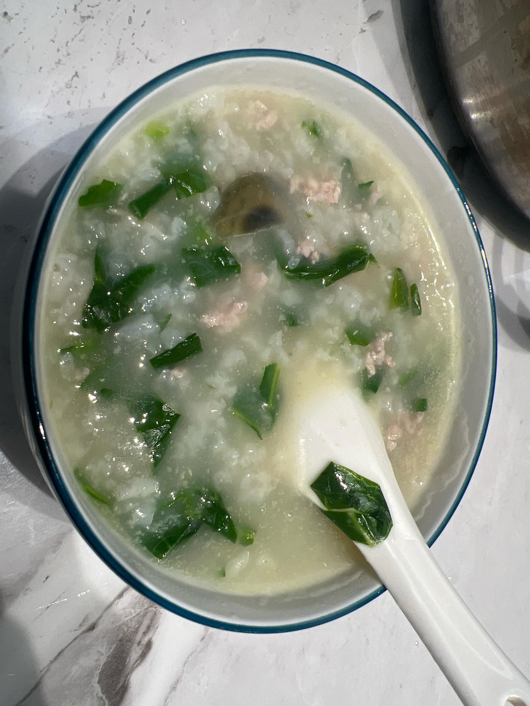 十五分钟快手之香滑皮蛋瘦肉粥(附五分钟电饭煲电压力锅更快捷方法)