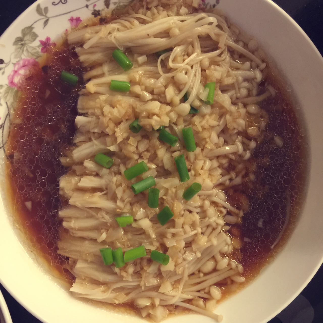 蒜蓉蒸金针菇