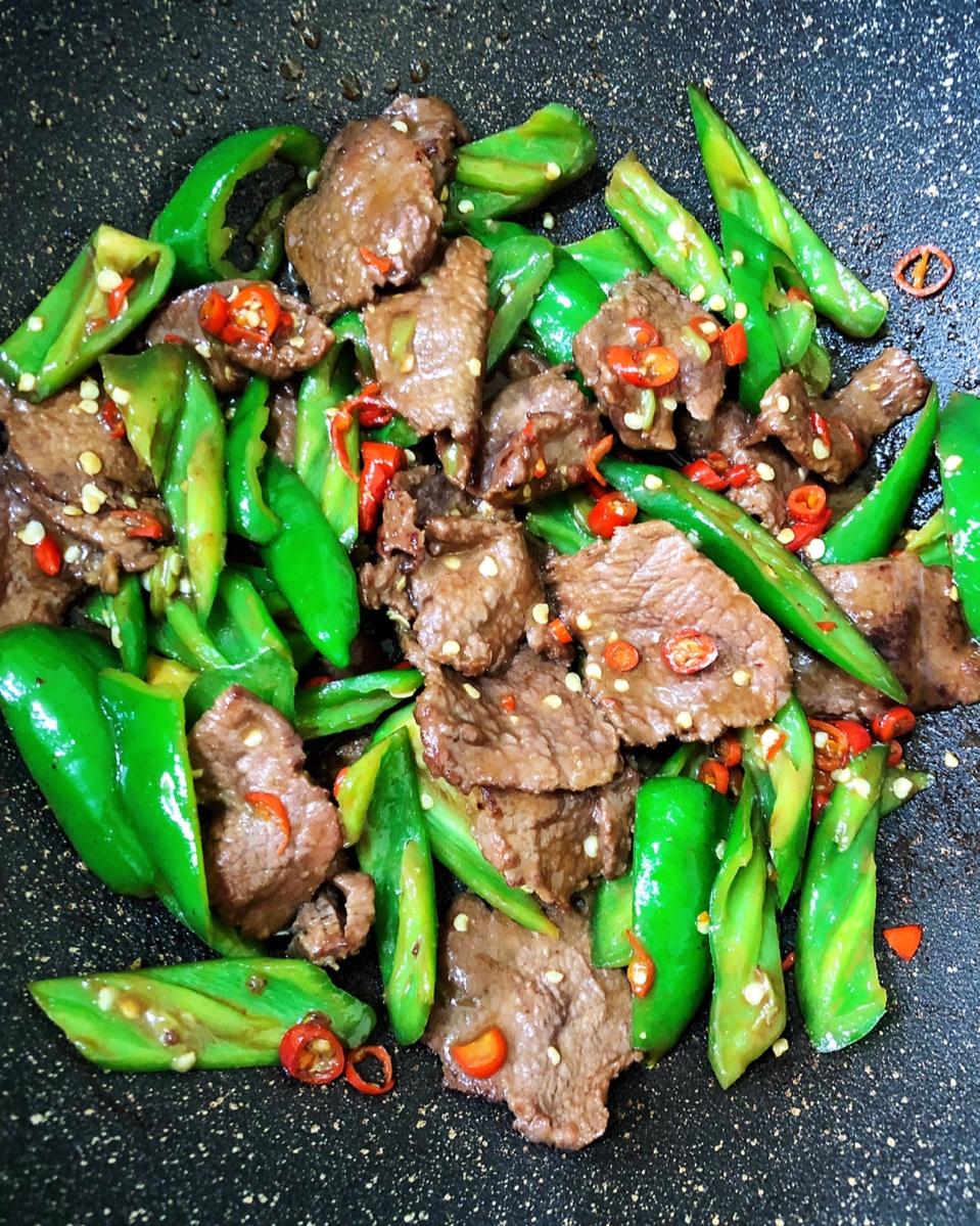 青椒炒牛肉